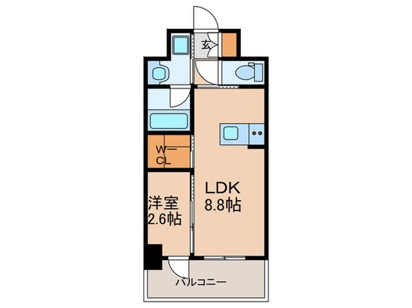 アルティザ博多ベイコートの物件間取画像